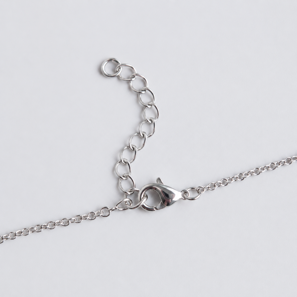 Personalized Birthstone Disc Necklace – Custom Name Engraving