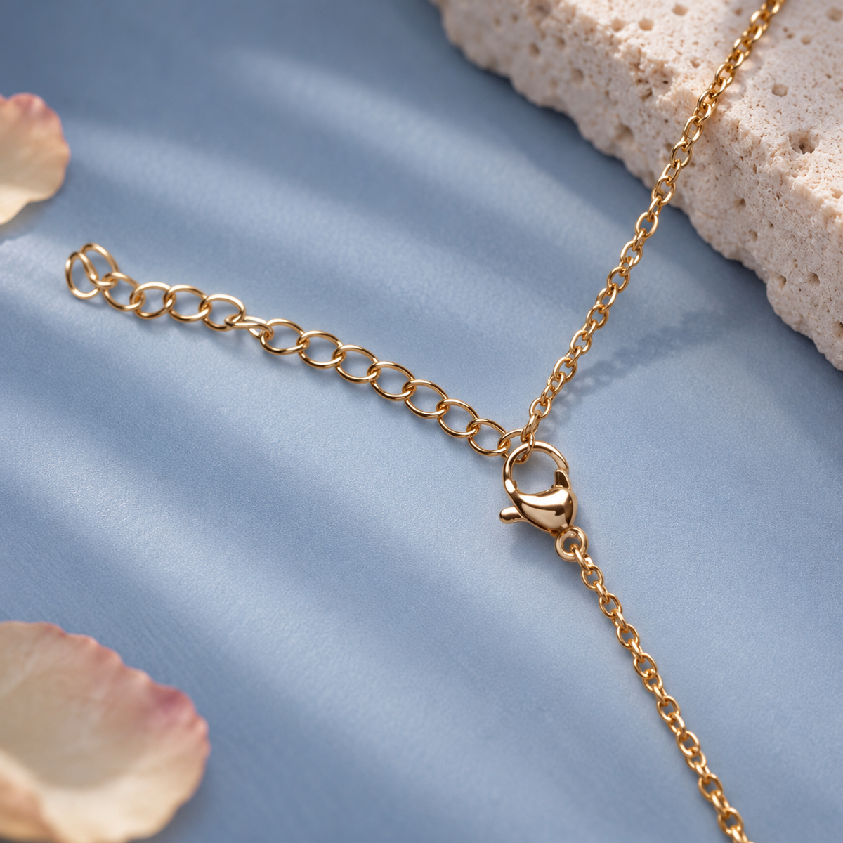 Personalized Birth Flower Oval Necklace