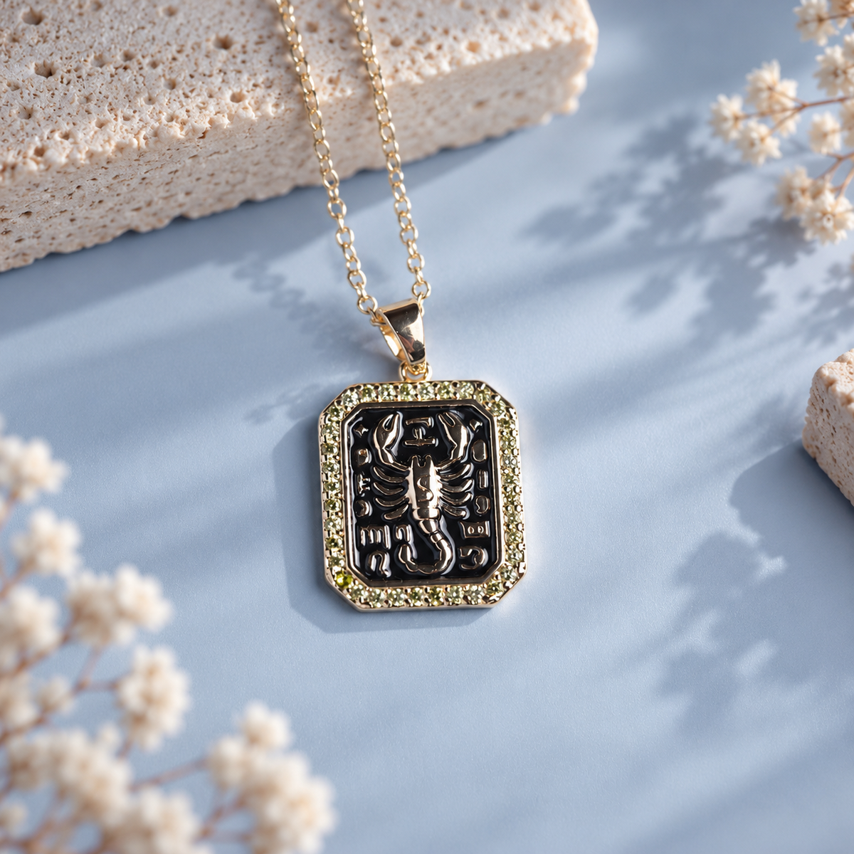 Scorpio zodiac necklace