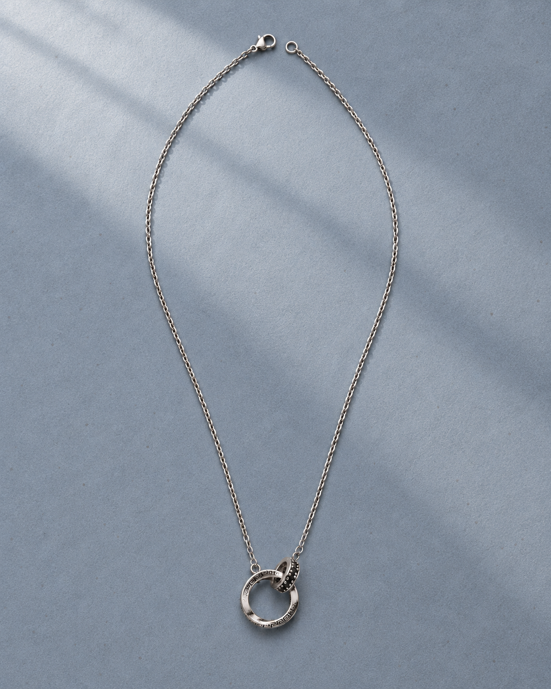 Together Forever Interlocking Ring Necklace